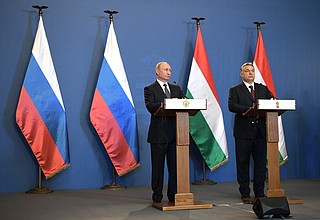 Совместная пресс-конференция с Премьер-министром Венгрии Виктором Орбаном.