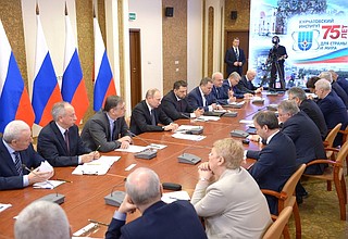 Встреча с руководством Российской академии наук и Национального исследовательского центра «Курчатовский институт».