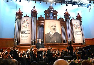На торжественном гала-концерте лауреатов XV Международного конкурса имени П.И.Чайковского.
