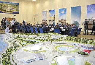Meeting on preparations for the 2014 Sochi Olympics.