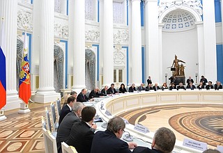 Заседание Совета при Президенте по культуре и искусству.