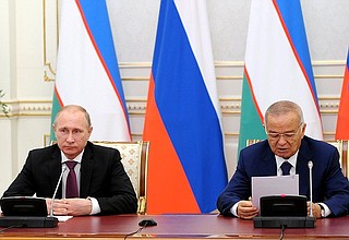 Заявления для прессы по итогам российско-узбекистанских переговоров.
