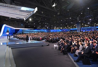 Speech at the plenary meeting of the 18th United Russia party congress.