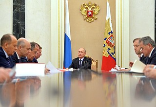 Заседание Комиссии по военно-техническому сотрудничеству России с иностранными государствами.