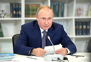 Vladimir Putin chaired a meeting of the Talent and Success Foundation Board of Trustees.