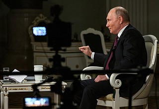 Interview to Tucker Carlson • President of Russia