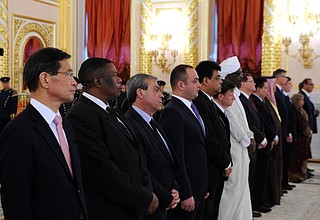 Presentation of foreign ambassadors’ letters of credence.
