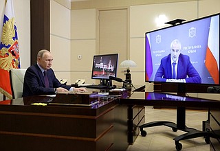 Meeting with the Head of the Republic of Crimea Sergei Aksyonov