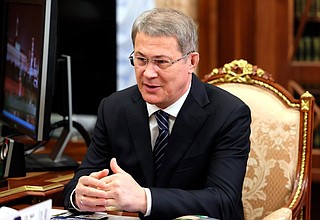 Head of the Republic of Bashkortostan Radiy Khabirov.