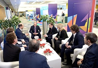 Встреча с руководителями круглых столов первого российского форума «Интернет Экономика».