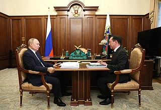 Встреча с главой Республики Саха (Якутия) Айсеном Николаевым.