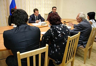 Беседа с жителями Южной Осетии.