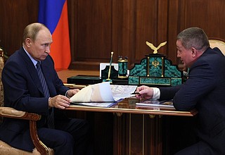 Встреча с губернатором Волгоградской области Андреем Бочаровым