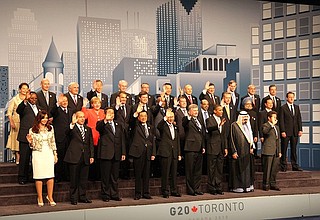 Участники саммита глав государств и правительств «Группы двадцати».