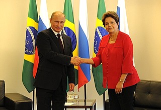 С Президентом Федеративной Республики Бразилия Дилмой Роуссефф.