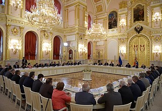 Заседание Совета по межнациональным отношениям.