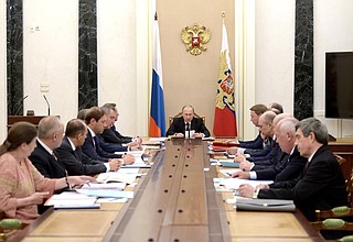 Заседание Комиссии по военно-техническому сотрудничеству России с иностранными государствами.