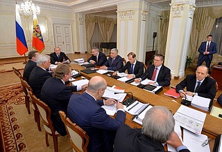 Заседание Военно-промышленной комиссии Российской Федерации.