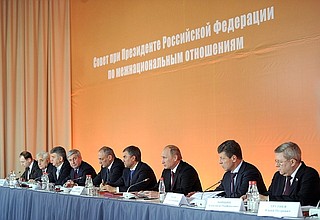 Заседание Совета при Президенте по межнациональным отношениям.
