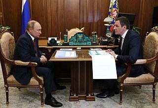 Встреча с генеральным директором Российского экологического оператора Денисом Буцаевым.