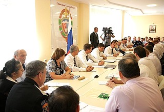 Встреча с представителями правоохранительных органов и общественности Ставропольского края.