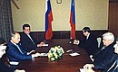 Встреча с Президентом Словении Миланом Кучаном.