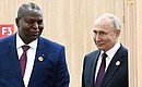 Meeting with President of the Central African Republic Faustin-Archange Touadera. Photo: Pavel Bednyakov, RIA Novosti