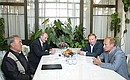 Резиденция «Заря». Встреча президентов Белоруссии, Казахстана, России и Украины