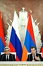 Joint press conference with President of Armenia Serzh Sargsyan.