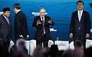 Перед началом пленарного заседания XI Восточного экономического форума. Фото: Пётр Ковалёв, ТАСС