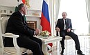 Встреча с Президентом Абхазии Александром Анквабом.