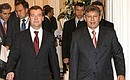 С исполняющим обязанности Президента Молдавии Михаем Гимпу.