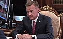 Временно исполняющий обязанности губернатора Курской области Роман Старовойт.