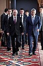 С Президентом Киргизии Алмазбеком Атамбаевым.