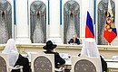 Встреча с представителями религиозных конфессий. Фото: Сергей Бобылёв, ТАСС