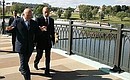 With Mayor of Moscow Yury Luzhkov.