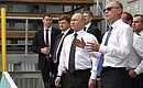 С Секретарём Совета Безопасности Николаем Патрушевым во время посещения спортивно-оздоровительного центра «Волей Град».