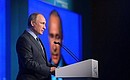 Vladimir Putin addressed the Primakov Readings International Forum.