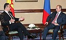 С Президентом Македонии Бранко Црвенковским.