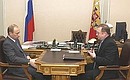 Встреча с Председателем Счетной палаты Сергеем Степашиным.