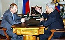Рабочая встреча с губернатором Нижегородской области Геннадием Ходыревым.