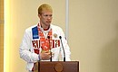 Dmitry Grigoryev, six times IWAS 2015 World Games Champion and silver medallist.