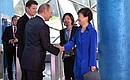 The Primorye Oceanarium of the Far Eastern branch of the Russian Academy of Sciences. With President of the Republic of Korea Park Geun-hye.
