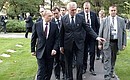 Посещение Мемориального комплекса освободителям Белграда. С Президентом Сербии Томиславом Николичем.