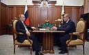 With Governor of Irkutsk Region Sergei Levchenko.