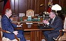 Встреча с губернатором Ростовской области Владимиром Чубом.