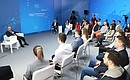 In advance of the St Petersburg International Economic Forum, Vladimir Putin met with young entrepreneurs, engineers and scientists who will be attending the SPIEF.