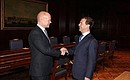 With UK Foreign Secretary William Hague.