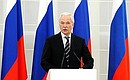 Chairman of the United Russia Supreme Council Boris Gryzlov made a report during the meeting between Dmitry Medvedev and the party core group.