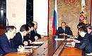 President Putin\'s meeting with Cabinet members.